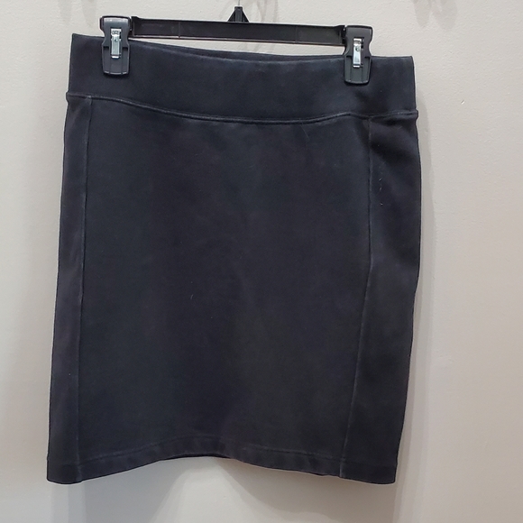 GAP FADED BLACK COTTON SWEATSHIRT MINI SKIRT. - Picture 4 of 7
